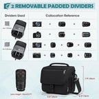 RAINSMORE Camera Bag, DSLR/SLR/Mirrorless Camera Case - Image 3