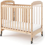 Foundations Serenity Compact Daycare Crib, Fixed Side, Features Mirrorview End by FoundationsChildrensProducts