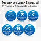 Customized Stainless Steel Luggage Tags: Personalize Your Suitcases, and Bags - Image 5