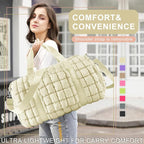 Quilted Travel Duffle Bag Gym Bag - Image 6