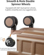 aji Expandable Top Opening 24 Inch Checked Luggage - Image 8
