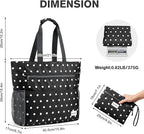 G4Free Beach Bag, Waterproof Sandproof Beach Tote Bag, Large Capacity Foldable - Image 6