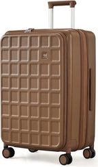 aji Expandable Top Opening 24 Inch Checked Luggage by AJIVALUESTYLISHQUALITY