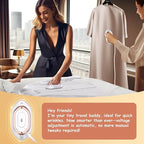 Newbealer Travel Iron with Dual Voltage - 120V/220V Lightweight Dry Iron - Image 7