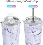 THILY Stainless Steel Vacuum Insulated Tumbler Travel Mug 26 oz Coffee Cup - Image 2