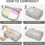 BAGAIL 4 Set/6 Set/8 Set Compression Packing Cubes Travel Accessories - Image 4