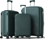 Nazhura Luggage Set, 3-Piece Hardside Suitcase Set, 20-inch Carry On, 28-inch by NazhuraGoodCompanionAtHome