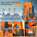 King'sGuard 60L Hiking Backpack Large Waterproof Camping Backpack - Image 6