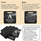 Customized Stainless Steel Luggage Tags: Personalize Your Suitcases, and Bags - Image 7