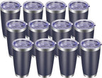 VEGOND 20oz Tumbler with Lid and Straw Stainless Steel Tumbler Cup Bulk Vacuum by VEGOND