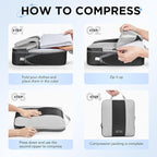 8 Set Compression Packing Cubes - Image 3
