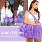 Quilted Travel Duffle Bag Gym Bag - Image 8
