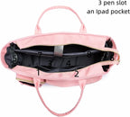 Laptop Tote Bag, Middle Size Computer Messenger Teacher Bag - Image 3