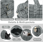 Quilted Travel Duffle Bag Gym Bag - Image 3