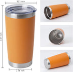 HASLE OUTFITTERS 20oz Stainless Steel Tumblers Bulk, Insulated Travel Cup - Image 3