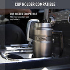 THERMOS Stainless King Vacuum-Insulated Travel Mug, 16 Ounce, Rustic Red - Image 3
