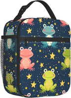 Frog Insulated Lunch Box for Women Men Frog Lunch Bag for Travel, or Fishing - Image 2