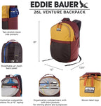 Eddie Bauer 26L Venture Backpack, Hydration and Laptop Compatible Daypack - Image 2