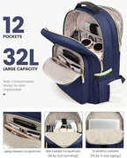 LOVEVOOK Laptop Backpack for Women, 17 Inch Large Capacity Travel Computer Work - Image 2