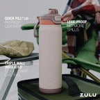 ZULU Powerfill Pro 32oz Stainless Steel Water Bottle - Image 3