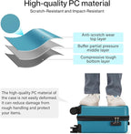 Hanke 16 Inch Underseat Carry On Luggage, Airline-Approved Hard Shell Small - Image 4