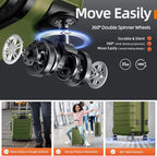 SHOWKOO Luggage Sets Expandable PC+ABS Durable Suitcase Double Wheels TSA Lock - Image 3