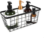 4 set Hanging Wall Basket Organizer, Over the Cabinet Door Wire Baskets - Image 2