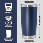 20oz Tumbler Bulk Stainless Steel Tumbler Cup - Image 4