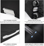Transparent PVC Suitcase Cover, No Disassembly Required Clear Luggage Protector - Image 3