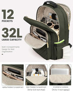 LOVEVOOK Laptop Backpack for Women, Travel Computer Work Bags - Image 2