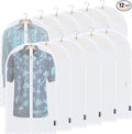 BALEINE 40'' Translucent Garment Bags, 12 Packs PEVA Dress Bag by BALEINE