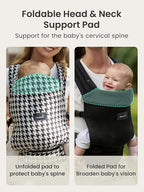 GROWNSY Baby Carrier Newborns to Toddlers, Ergonomic Baby Toddler Carrier - Image 6