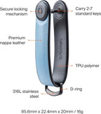 Orbitkey Key Organizer Hybrid Leather | Premium Nappa leather & TPU, Stainless - Image 5