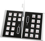 Aluminum SIM Card Case, 26Slots Ultrathin SIM Card Holder, Fit by Unknown