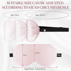 Silk Sleep Mask Eye Cover, 100% Mulberry Silk Women Men Eye Mask - Image 6