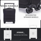 Verage Carry On Luggage with Wheels, 15 Inch Underseat Spinner Luggage Pro - Image 4