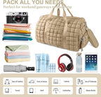 Quilted Travel Duffle Bag Gym Bag - Image 5