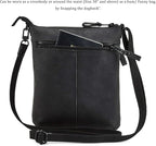 Crossbody Sling Bag for Women Small Real Leather Purse Vintage Travel Crossover - Image 5