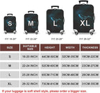WUJIAONIAO Travel Luggage Cover Spandex Suitcase Protector Washable Baggage - Image 5