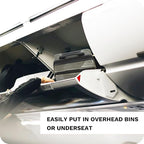 20 inch Carry On Luggage Expandable Top Opening/Clamshell Opening, TSA Approved - Image 9