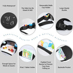 COOLBEBE Kids Travel Tray for Toddler Car Seat, Travel Tray for Airplane - Image 5