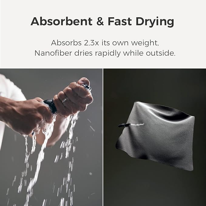 Ultralight Quick Dry Towel, Extra Large&Small 2 Pack Microfiber Towels - Image 5