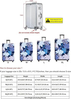 Travel Luggage Cover, Suitcase Protector Bag Fits 22-24 Inch Luggage Bluemaple - Image 5
