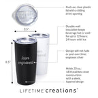 Lifetime Creations Personalized Hockey Coach Tumbler: Custom Hockey Coach Gift - Image 7