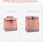 SUNNY BIRD Insulated Lunch Bag Pink Lunch Box Small Cooler Bag - Image 3