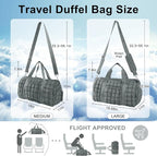 Quilted Travel Duffle Bag Gym Bag - Image 2