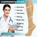 ACTINPUT 8 Pairs Compression Socks - Image 5