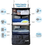 Grand Fusion Stow-N-Go Travel Luggage Organizer – Portable Hanging Travel - Image 3