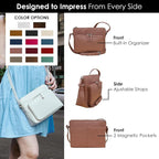 ili New York Genuine Leather Crossbody Bags - Image 3