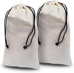 ZENPAC Travel Shoe Bag, Washable Breathable Cotton Fabric by Zenpac